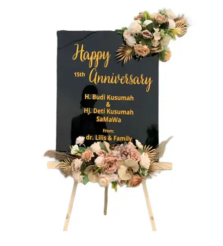 Papan Bunga Akrilik Blembem