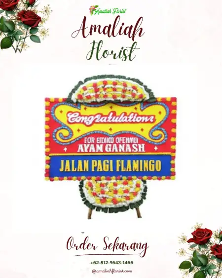 Sewa Papan Bunga Blembem